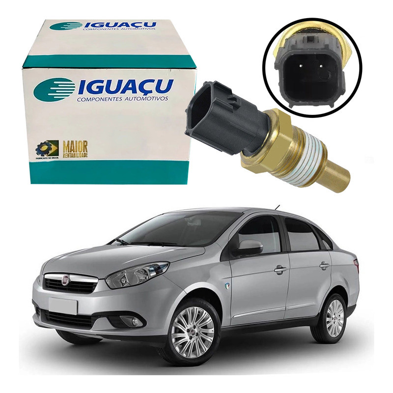 Sensor Temperatura Agua Grand Siena 1.6 16v 2012 A 2016