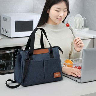 Bolsa Térmica de Almoço Multifuncional Moda Feminina/Masculina – Mão e Ombro, Impermeável…