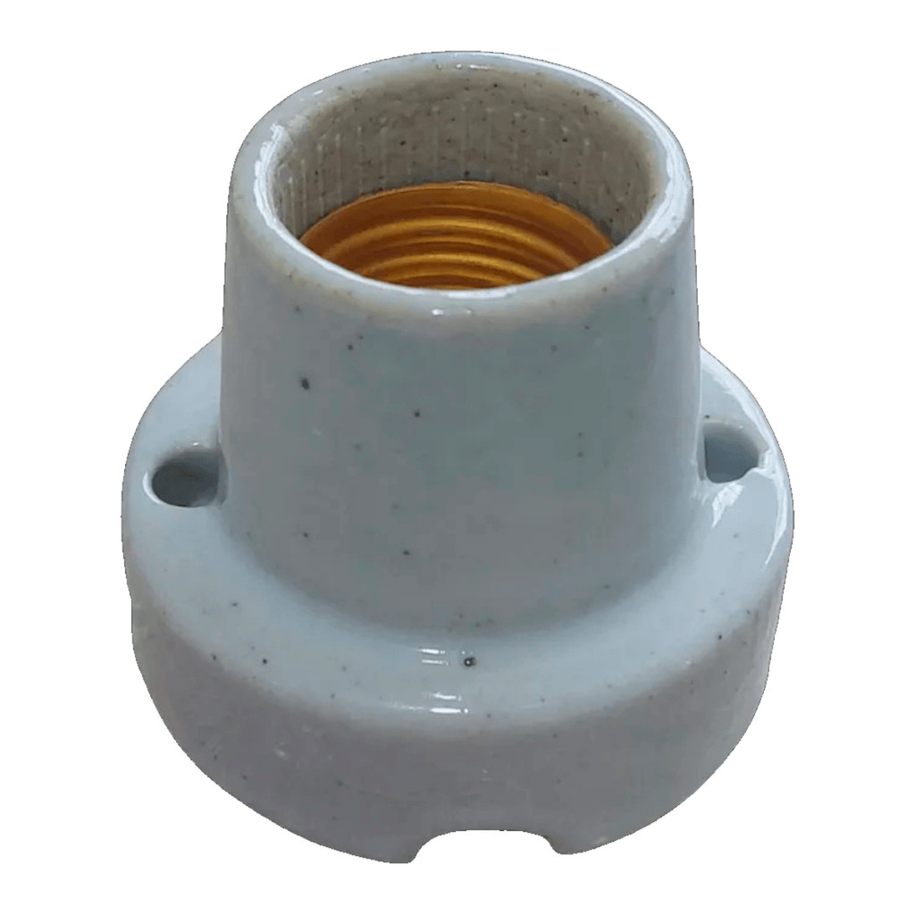 Suporte para Lâmpada E27 Reue – Soquete Fixo Porcelana Esmaltada Para Altas Temperaturas em Oferta na Shopee