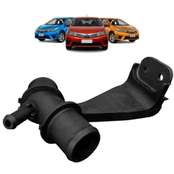 Tubo Conexão Mangueira Inferior Radiador Toyota Corolla