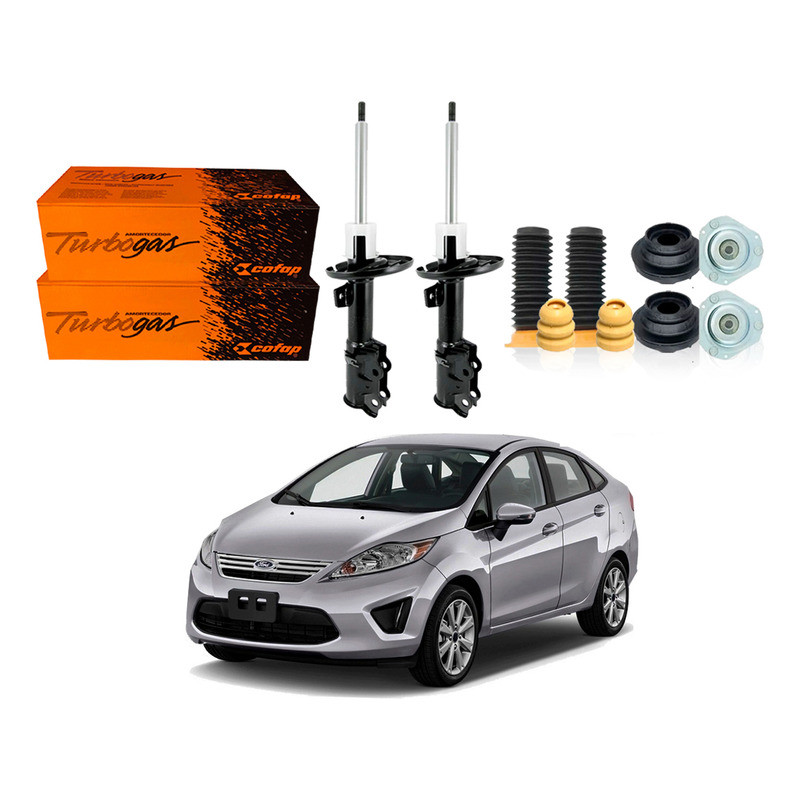 Kit Amortecedor Dianteiro, New Fiesta Sedan Mexicano 1.6 2011 A 2013