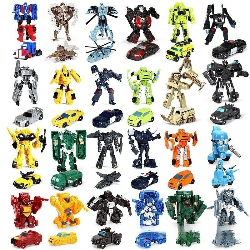 Mini Transformador Toy Optimus Prime Megatron Robôs Números De Ação Para Crianças De Carro DIY em Oferta na Shopee