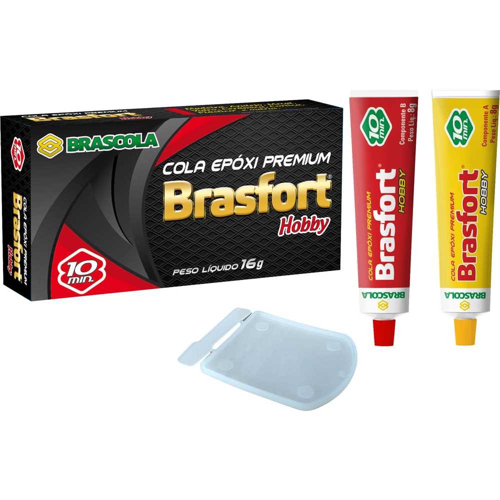 Adesivo Brasfort Hobby Bisnaga com 16g - Brascola