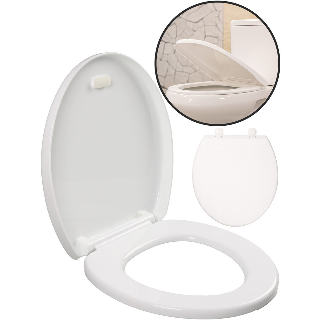 Assento Sanitário Oval Universal Tampa De Vaso Smart Fechamento Suave Atlas Roca Deca Celite Icasa Incepa em Oferta na Shopee