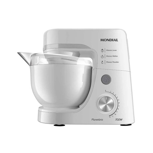 Batedeira Planetária Mondial BP03-W 12 Velocidades Branca 700W 110V em Oferta na Shopee