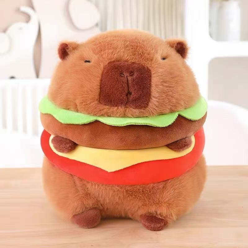 Brinquedo de Pelúcia Capivara Animal 20CM, 30CM, 40CM， Super Fofa e Macia Qualidade Premium em Oferta na Shopee