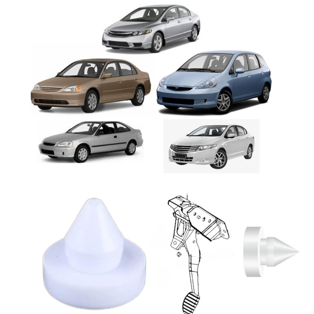 Batente Suporte Bucha Reforçada Pedal Luz Freio Sensor Interruptor City Civic Fit Crv 1994 2001 2002 2003 2004 2005 2011