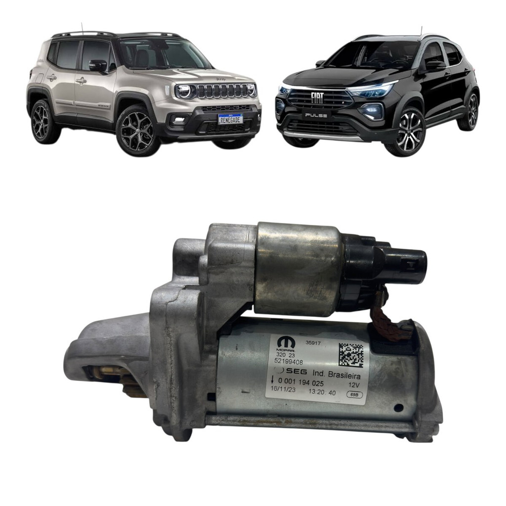 Motor Partida Arranque Original Argo Cronos 208 C3 52199408