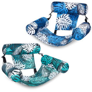 Flutuadores Infláveis para Piscina SLOOSH para Adultos, 2 Pacotes / 1 Pacote de Cadeiras Flutuantes, Flutuadores Infláve