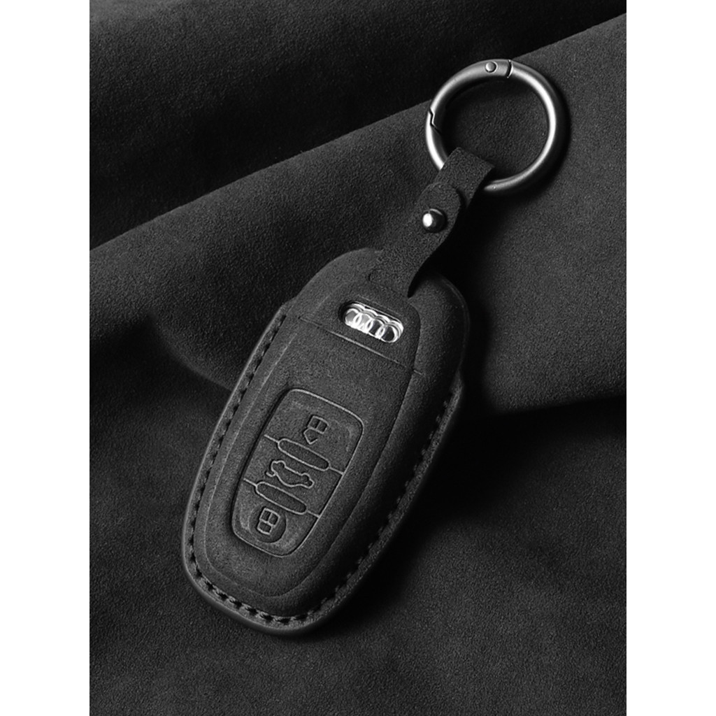 Capa de chave Audi RS5 estilo antigo camurça RS Q8 com tudo incluído RS4 Avant Shell TT RS6 fivela Q8 R8 com tudo incluí