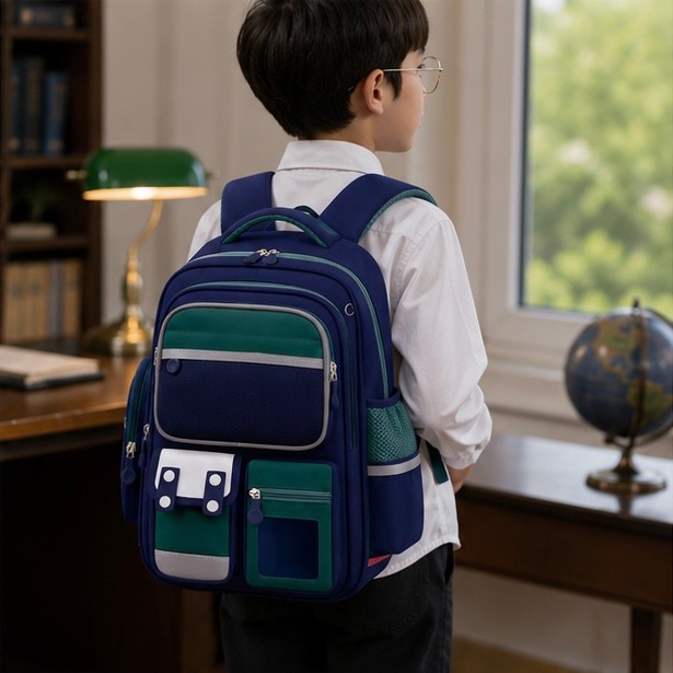 Mochila Escolar Infantil Menino Menina Casual Desenho À Prova D'água B757  TM