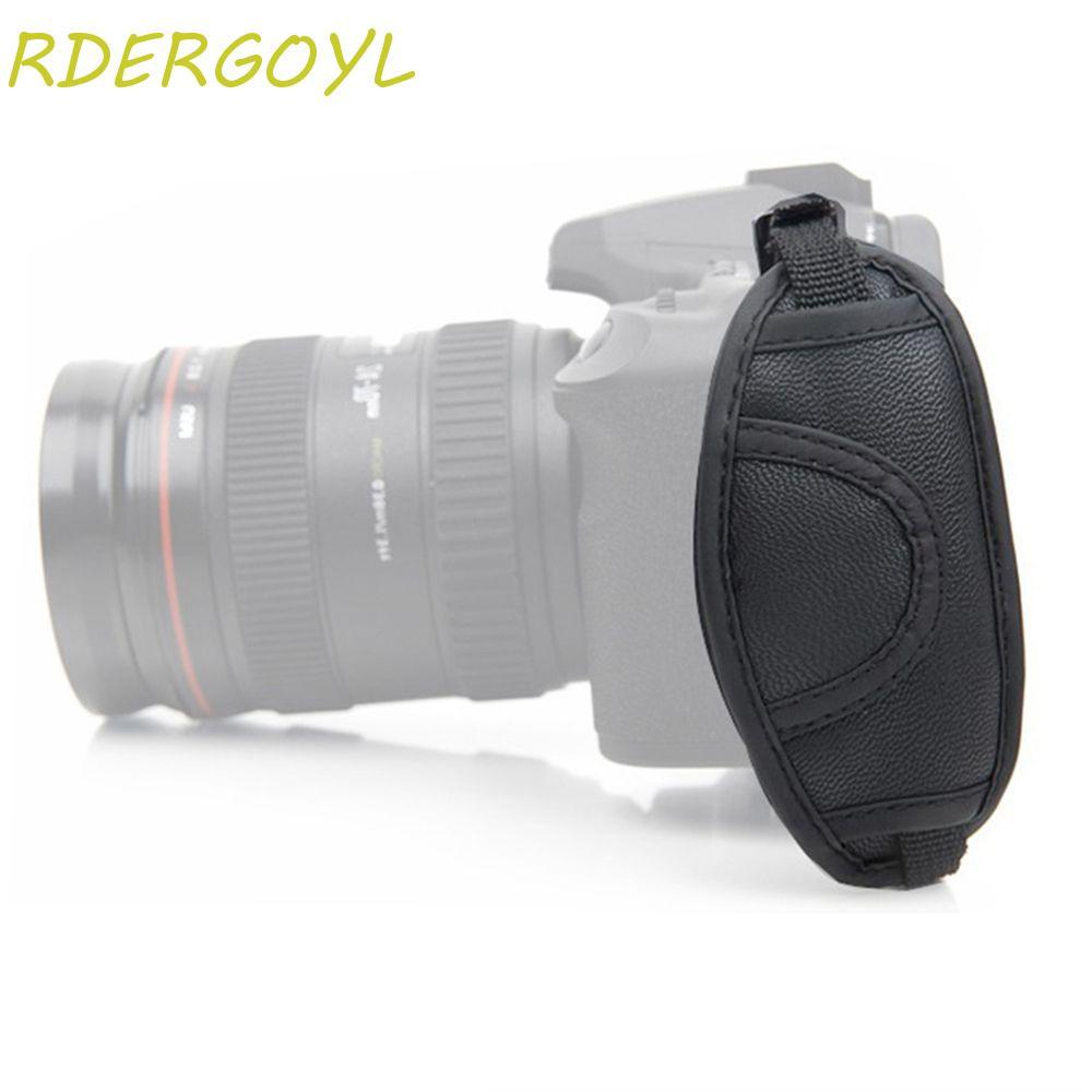 RDERGOYL Câmera Digital Com Punho De Mão Para Canon EOS Nikon Olympus SLR/DSLR Bolsa Portátil Alça De Pulso De Couro