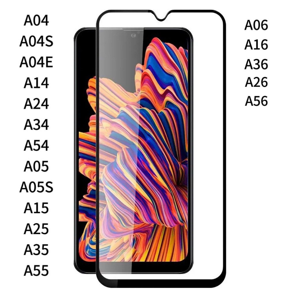 Película Vidro Temperado Grosso 3D 9H Samsung A04 A05 A06 A07 A14 A15 A16 A17 A24 A25 A26