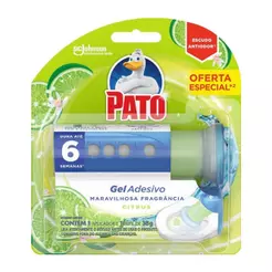 Pato Gel Adesivo Citrus 6 Discos + Aplicador