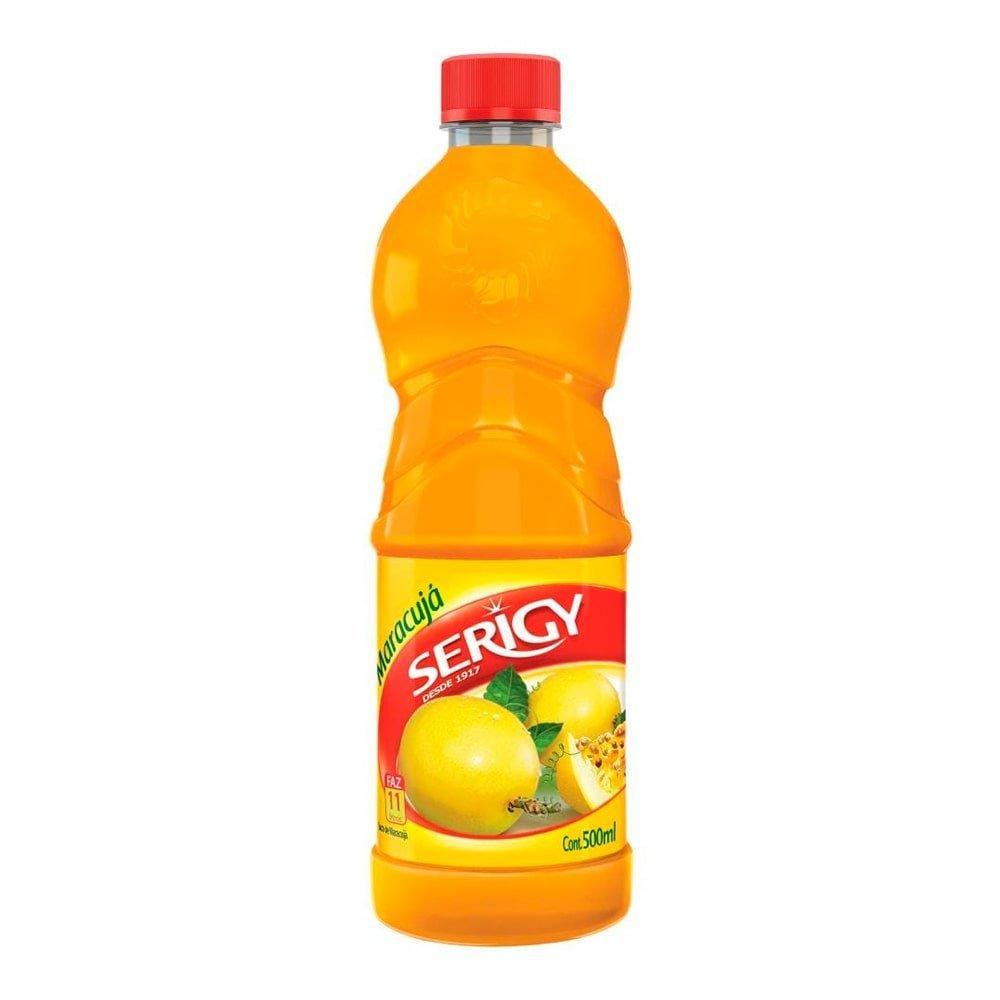 Suco Serigy Concentrado Maracujá 500ml - Embalagem com 12 Unidades