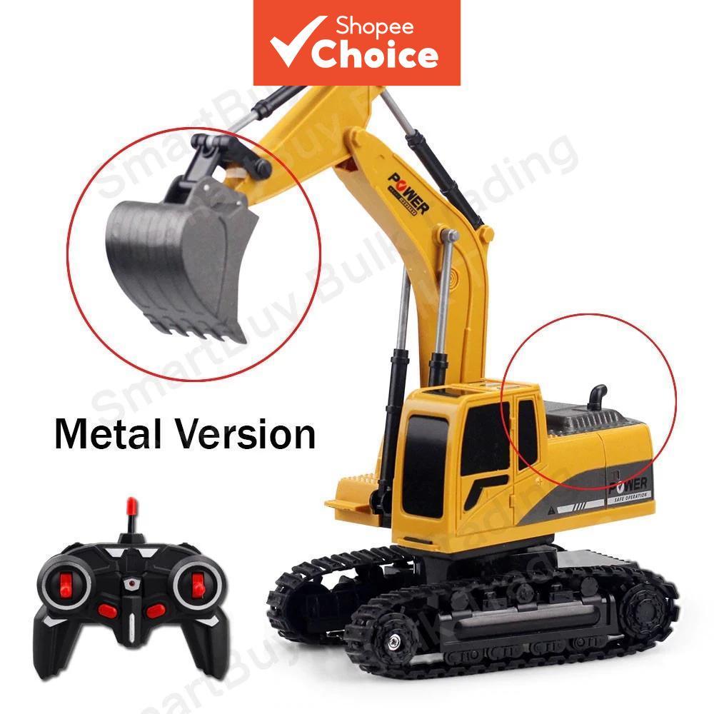 Caminhão de Controle Remoto Trator de Construção Escavadeira de Metal Guindaste 1 14 Veículos Brinquedos