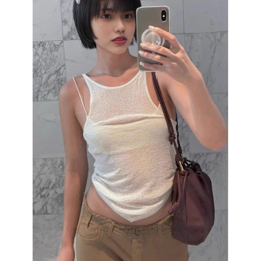 Conjunto De Duas Peças Tipoia De Perspectiva slim fit Tipo Estilingue Para Mulheres