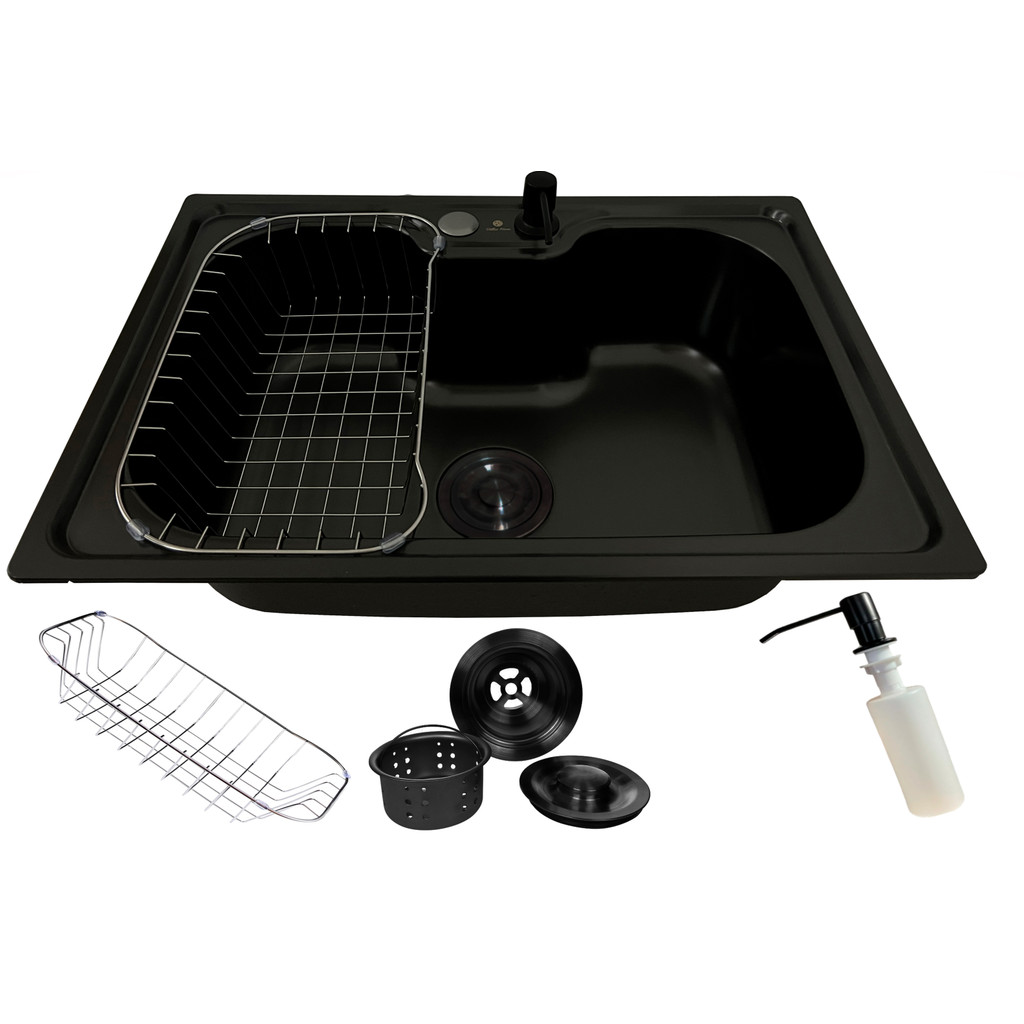 Cuba Cozinha Gourmet Pia Aço Inox 60x42cm Completa Com Acessórios