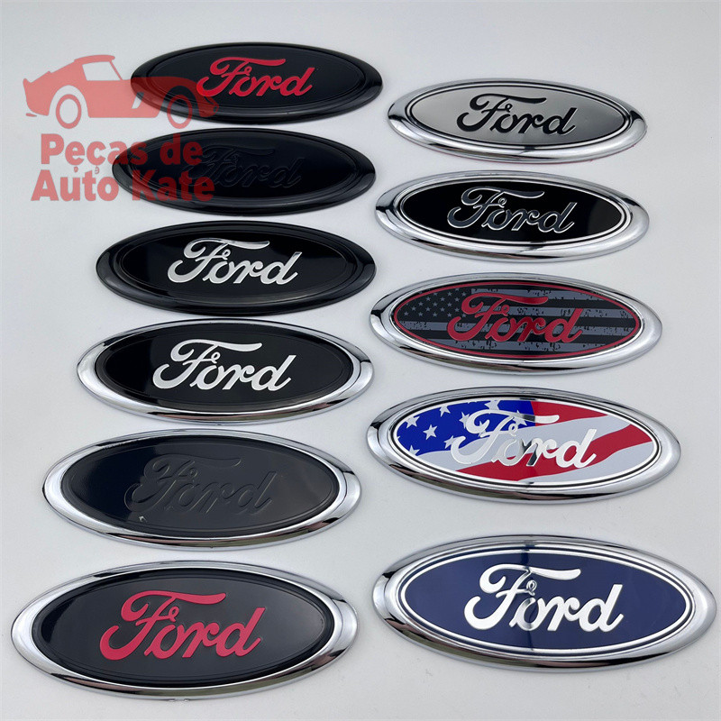 [Ford] Adesivo de Carro com Logo Dianteiro e Traseiro para Mondeo Antigo, 15CM * 6CM, ABS, Emblema de Carro, Logo Trasei