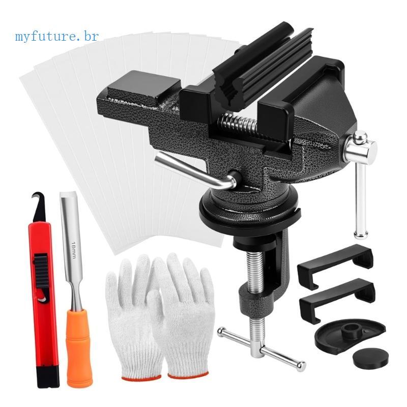 MYF Conjunto Ferramentas Regripping Golfe Para Manutenção Braçadeira Tornos Gancho Cortador Eix
