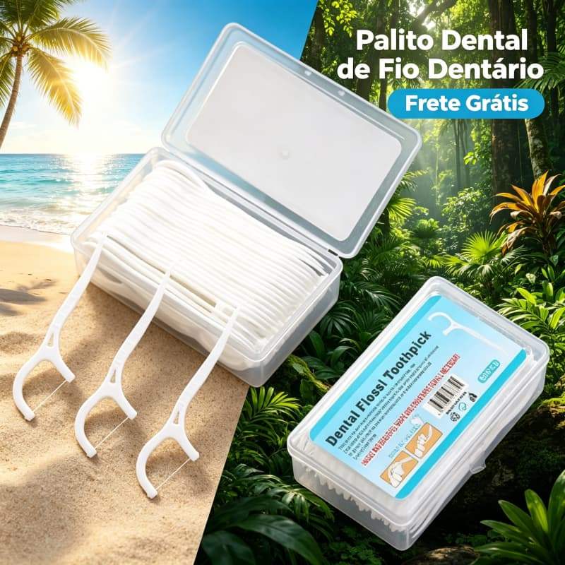 Fio Dental Com Haste Fácil De Usar Substituto Fio Dental Tradicional Prático Rápido Higiene Oral