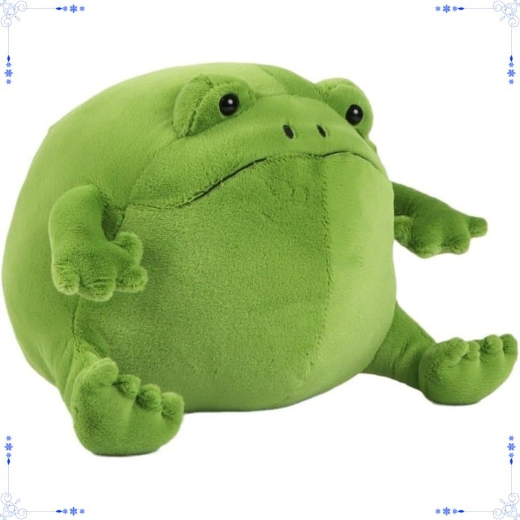 Fofo Chuva Sapo Verde Brinquedo De Pelúcia Realista Bicho Macio Boneca Presente Para Meninos Meninas Crianças Aniversári