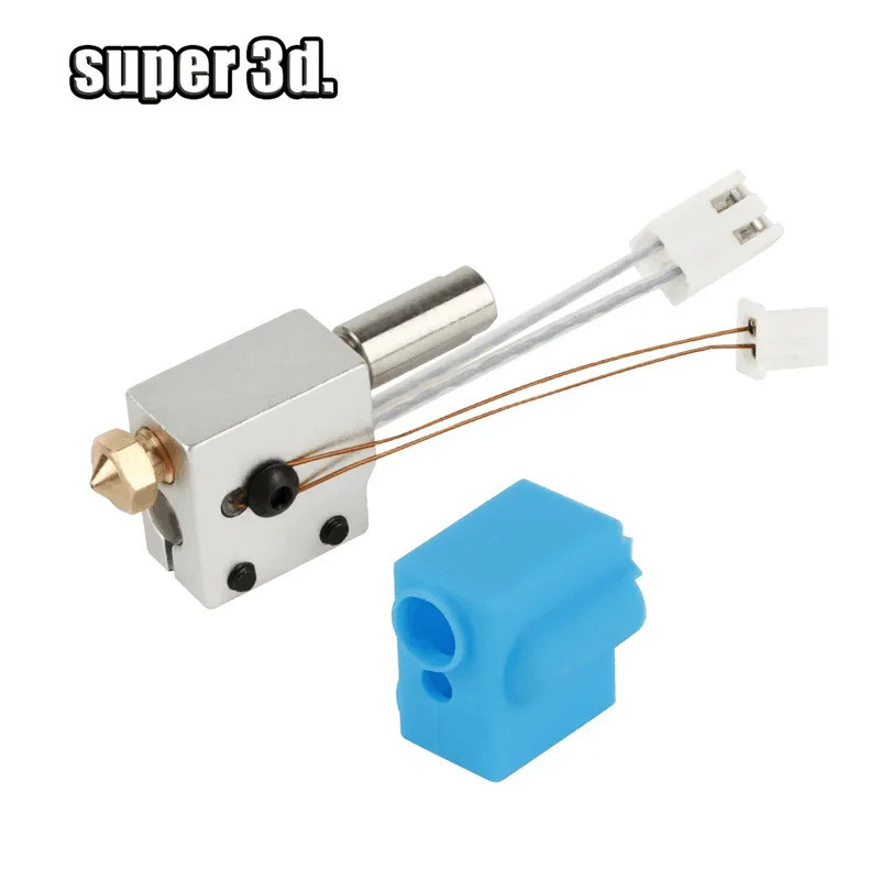 Kit Hotend para Impressora 3D, Tubo de Aquecimento 24V 64W, Termistor, Bico de 0,4mm para Cabeça de Impressão Artillery