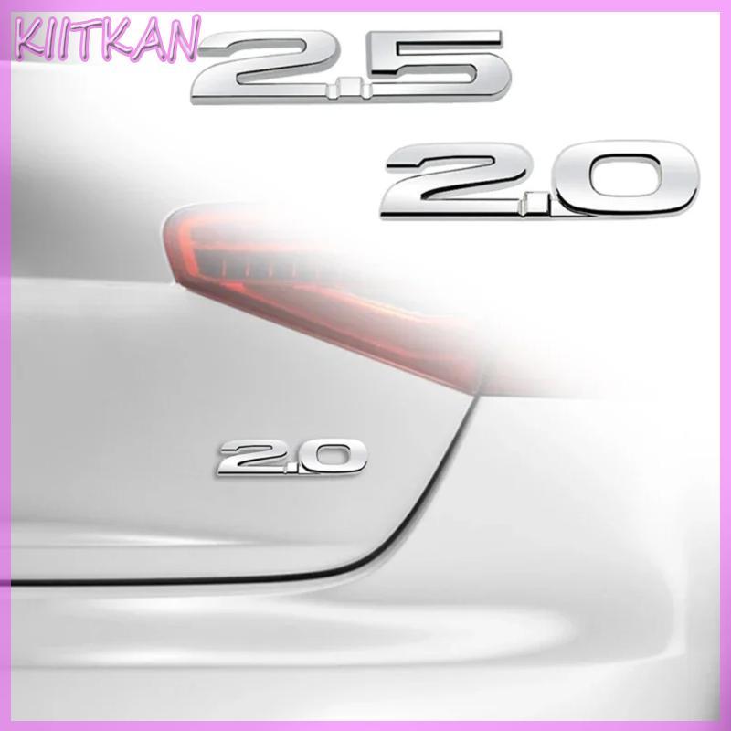 KIITK 3D ABS 2 0 2 5 Em Forma De Emblema Do Carro Decalque Adesivo Decorativo Pára-Choques Porta-Malas Traseiro