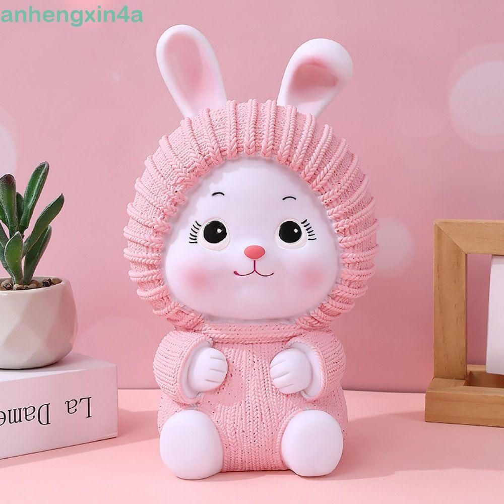 Cofrinho De Coelho ANHENGXIN , Tanque De Armazenamento De Alta Capacidade Fofo De Desenho Animado , Vinil Com Design Ant