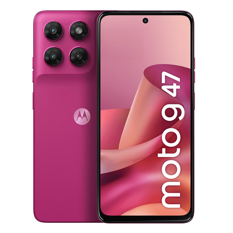 Smartphone Motorola Moto G47 5G 128GB - Rosa, 12GB (4GB RAM + 8GB RAM Boost), Câ