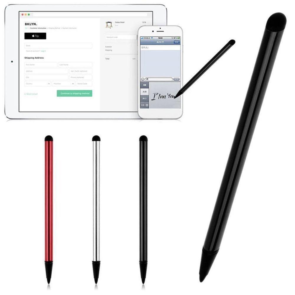  Caneta Touch Screen Universal Para Smartphones Desenho Lápis Laptop Inteligente Capacitiva De Dupla Utilização