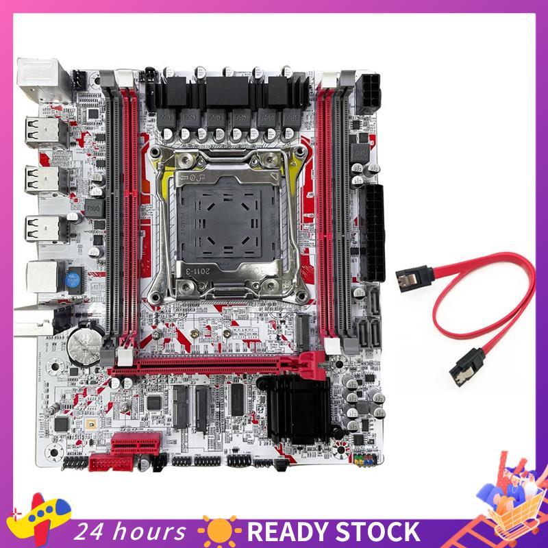 X99G757 Placa-Mãe Para Jogos De Mesa X99 LGA 2011-3 DDR3 HM55 Chip Suporte E5 2666/2673/2676/2678/2696 V3 CPU