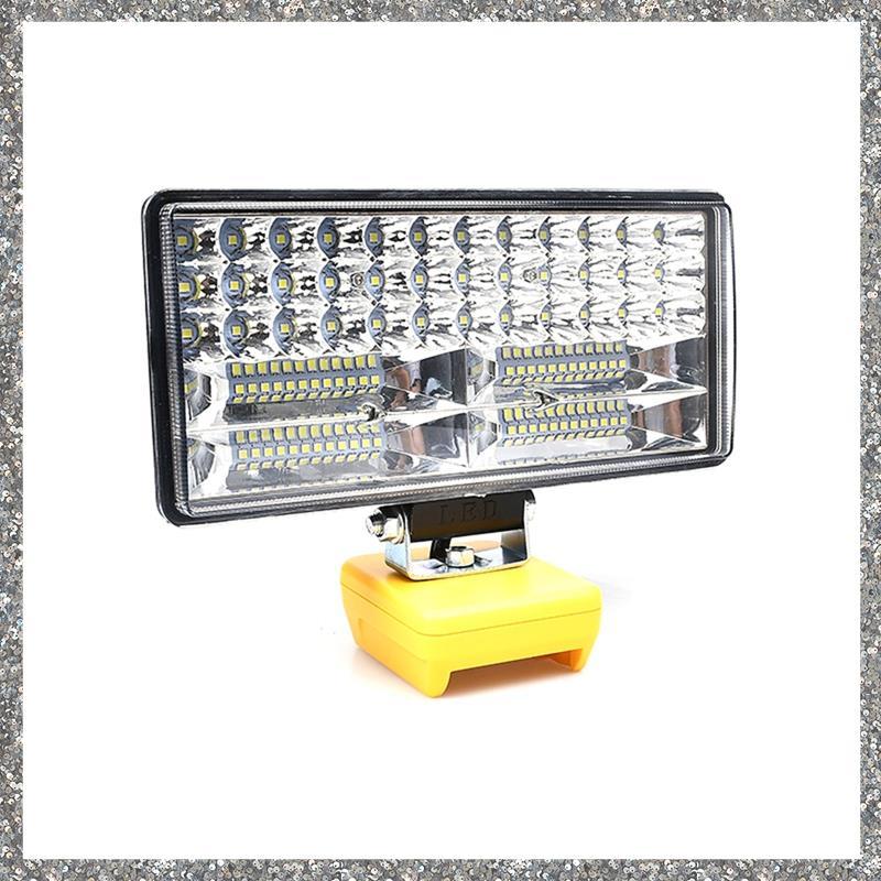 8 Polegada 84LED Luz De Trabalho Ao Ar Livre Portátil Ferramenta Sem Fio Lâmpada Holofote Lanterna Iluminação Emergência