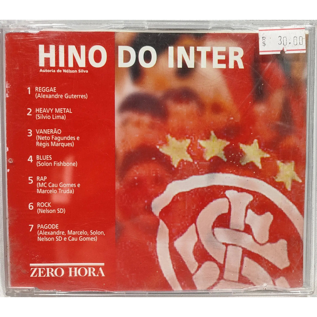 Hino Do Inter Zero Hora Heavy Metal Blues Rap Rock Pagode Cd