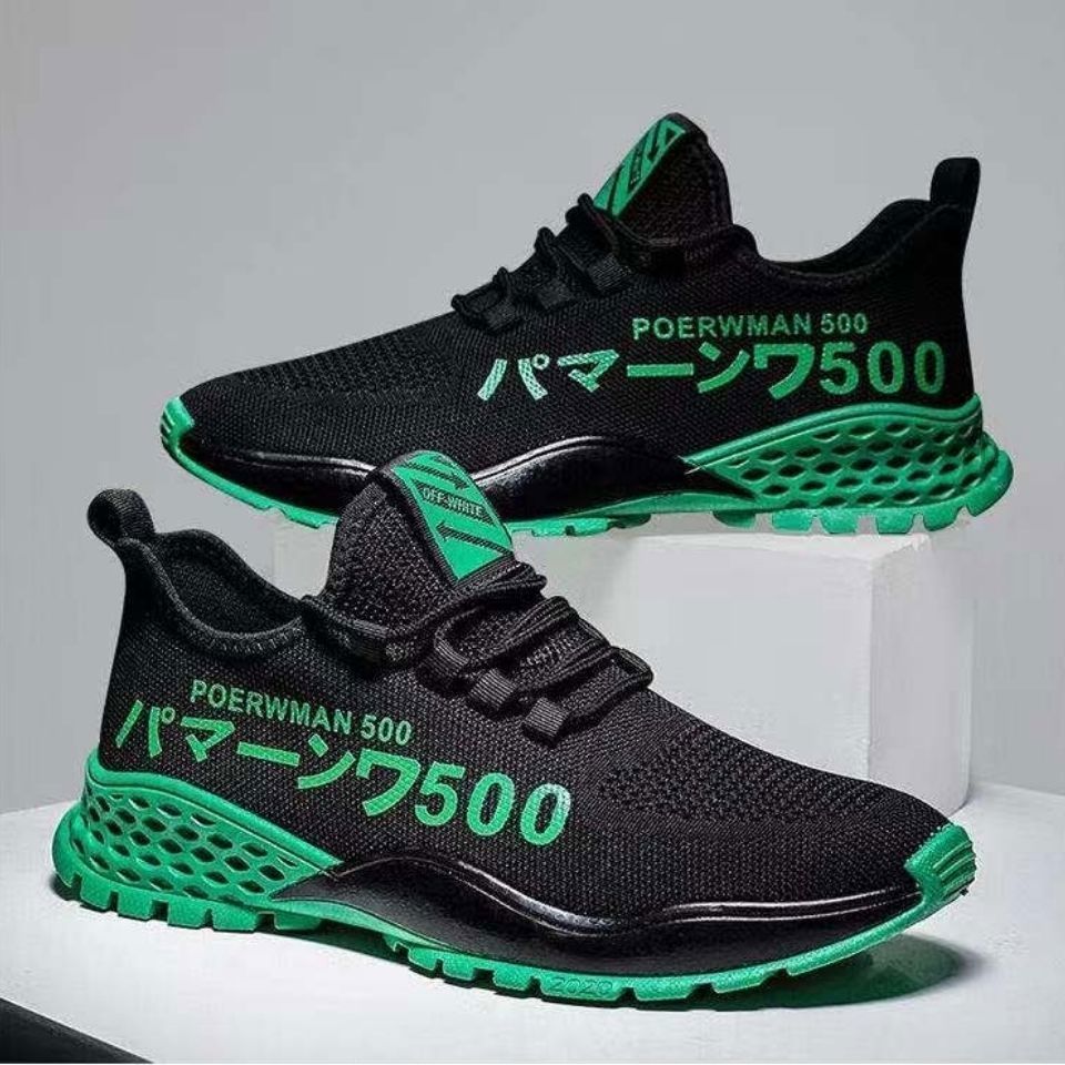Primavera E Verão Sapatos Masculinos Versão Coreana Na Moda Esportes Lazer Tênis De Corrida
