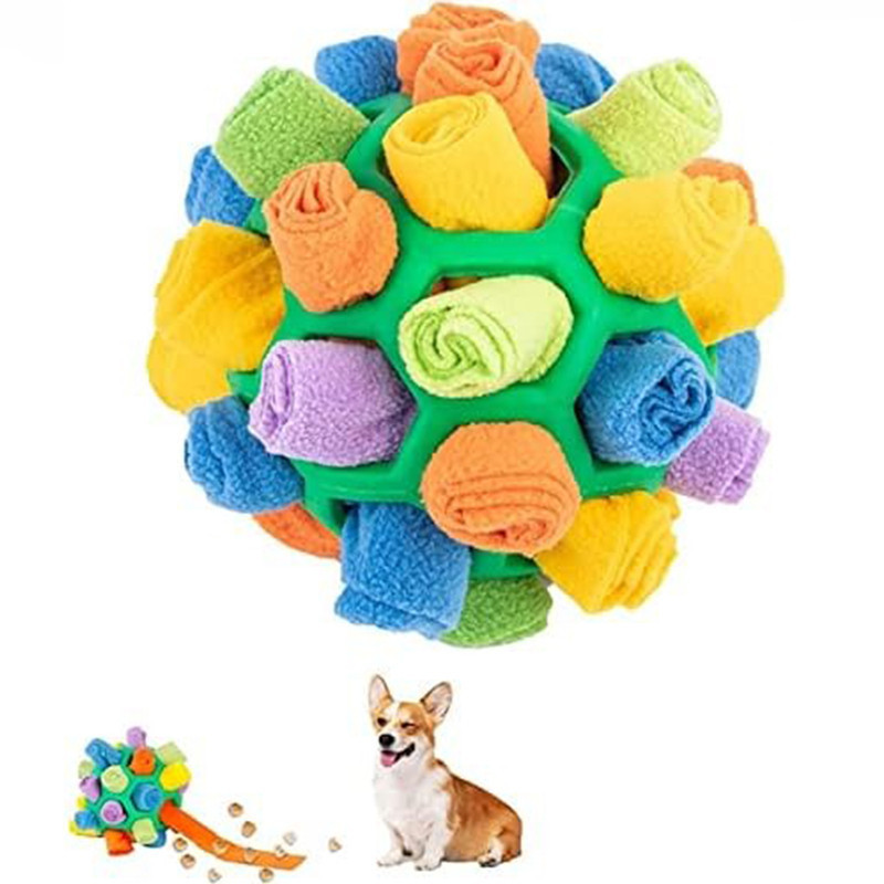 Dog Snuffle Ball Interactive Treat Dispensando Brinquedo De Mastigar Para Cães Pequenos , Médios E Grandes