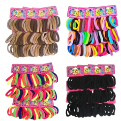 Kit de 72 unidades de Xuxinha de cabelo elastico de para cabelo feminino rabicó