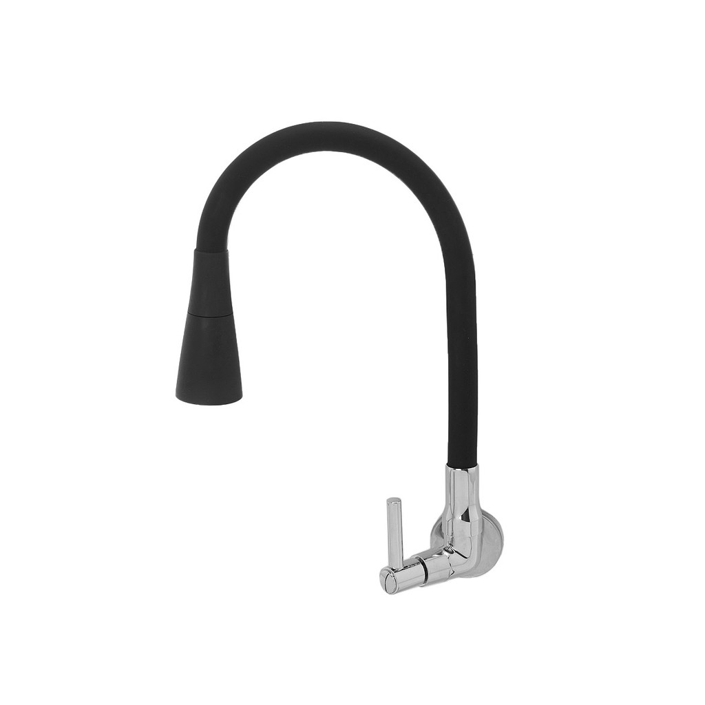 TORNEIRA GOURMET FLEXíVEL COZINHA LUXO 2 JATOS PRETO PAREDE