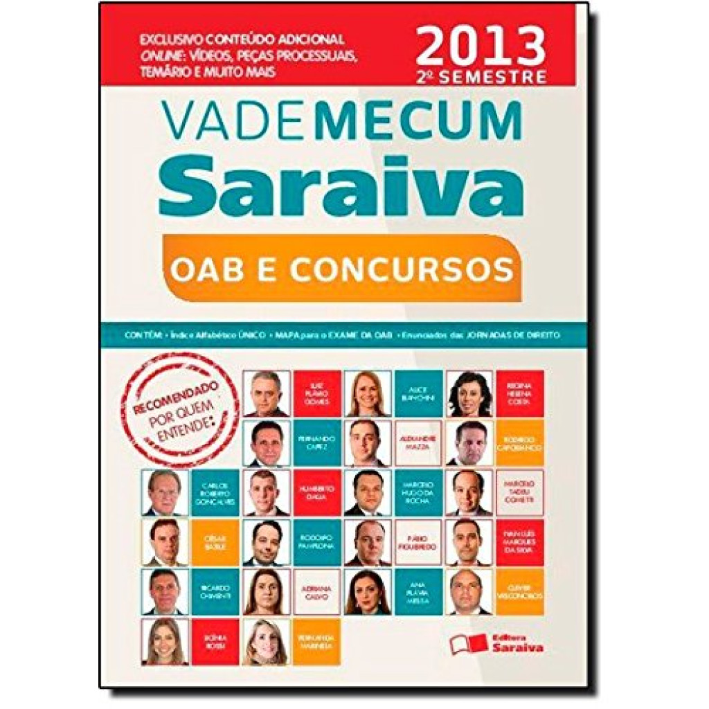 Vade Mecum Saraiva Oab e Concursos - 2013