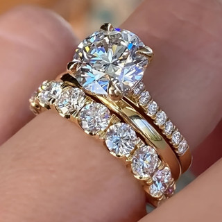 Conjunto de 3 peças S925 prata esterlina zircão anel simples moda jóias casamento presente feminino em Oferta na Shopee