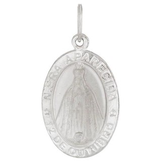 Pingente Prata Nossa Senhora Aparecida Prata 925 - Elluxe Joias em Oferta na Shopee