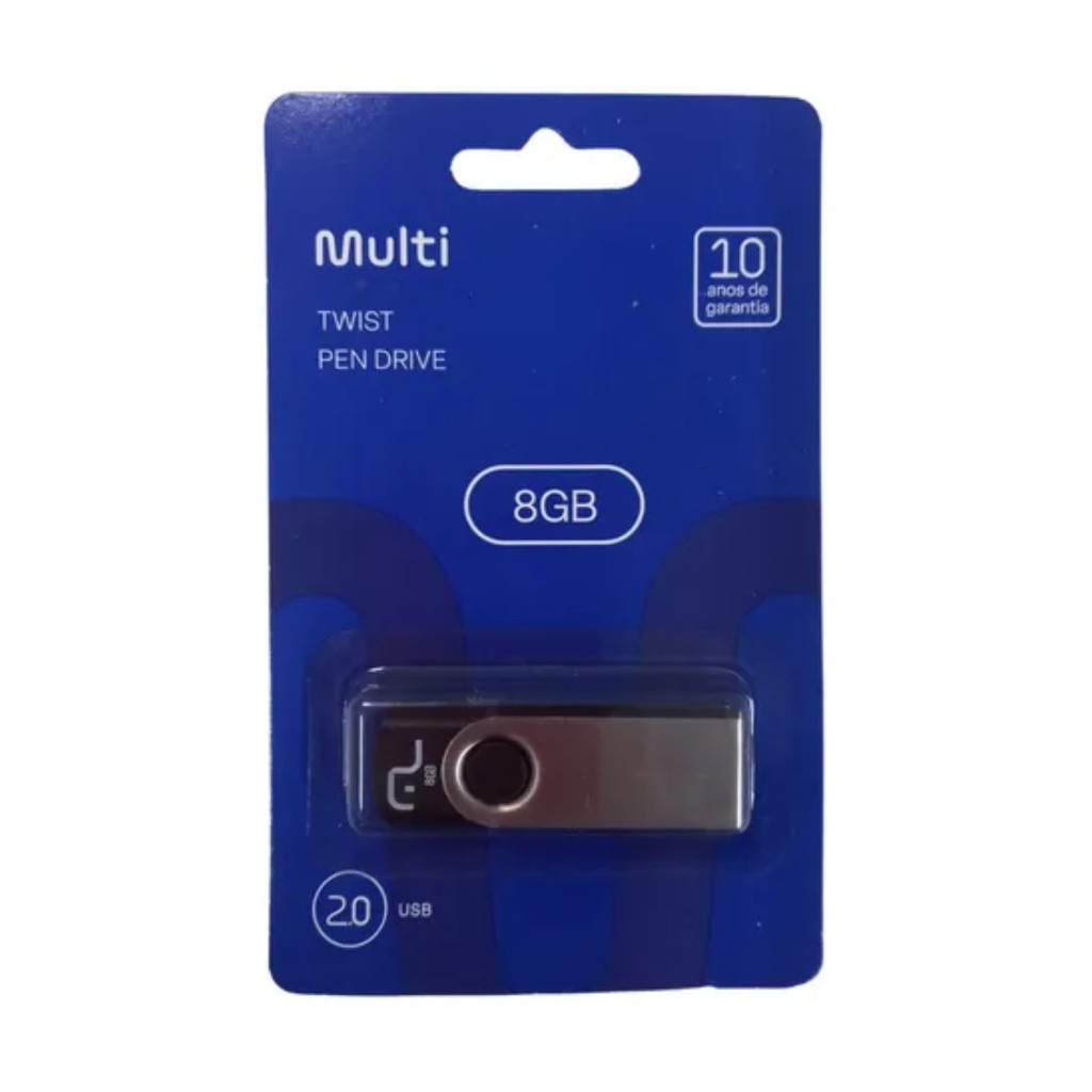 PEN DRIVE MULTILASER TWIST 8GB