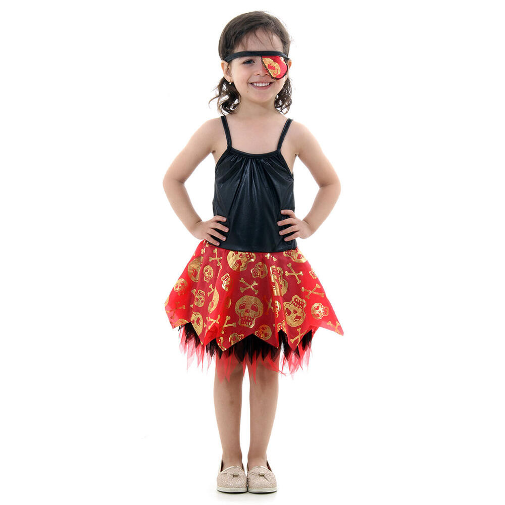 Fantasia Pirata Vestido Para Halloween Abrakadabra Fantasias
 em Oferta na Shopee