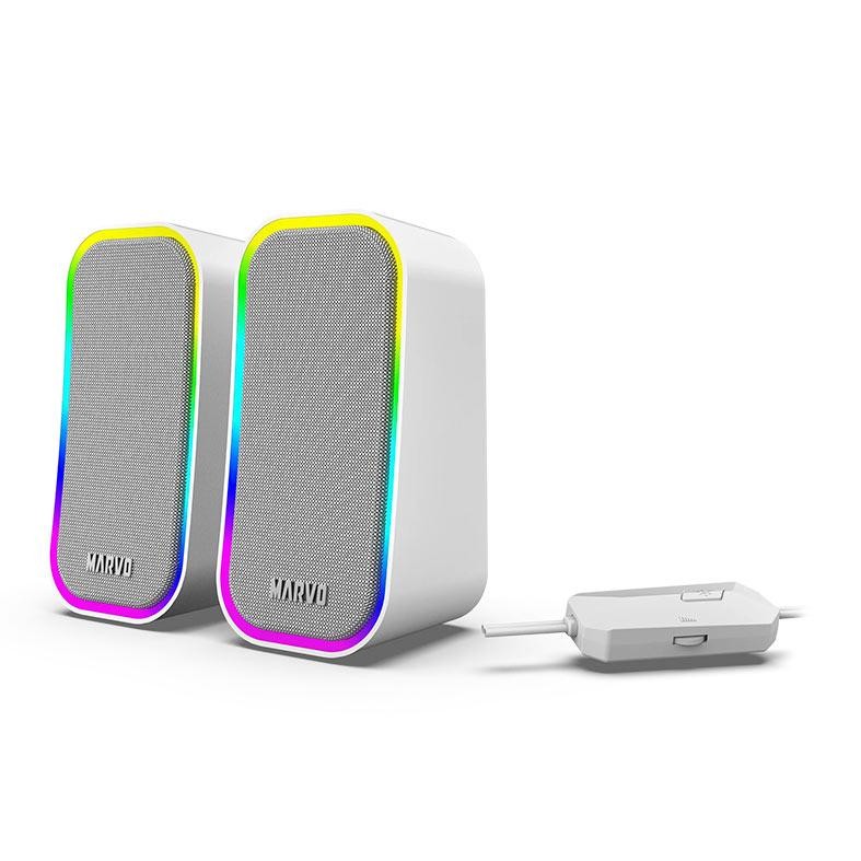 Caixa de Som Marvo SG-285, RGB, 3W RMS, Cinza, SG-285-GY · foto 2