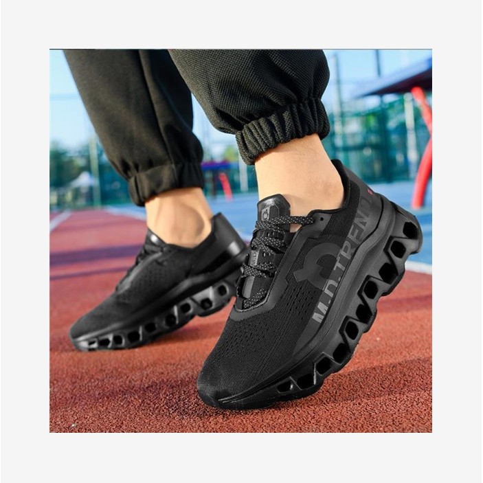 COD Sapatos esportivos masculinos de luxo sapatos esportivos casuais malha tênis de corrida verão leve sola grossa moda 