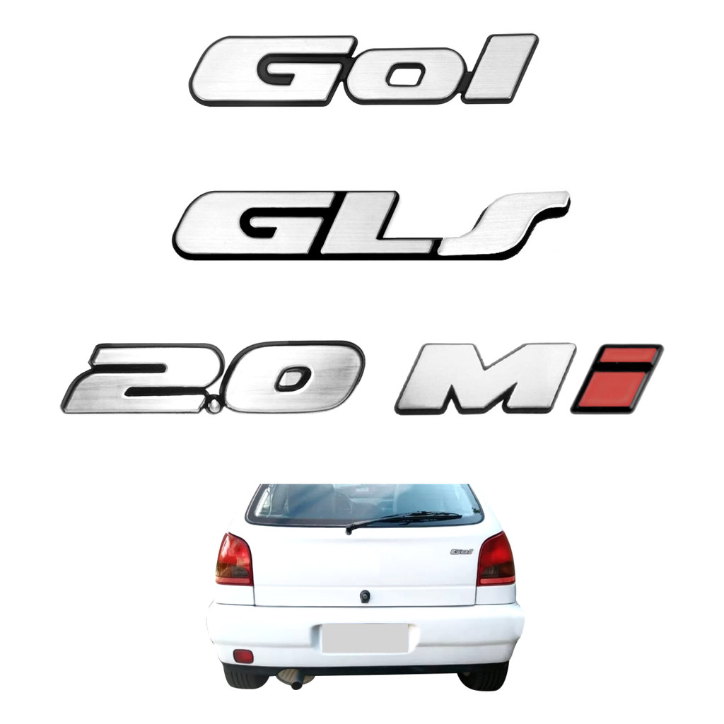 Emblemas Gol Gls 2.0 Mi - Bola G2 - Modelo Original