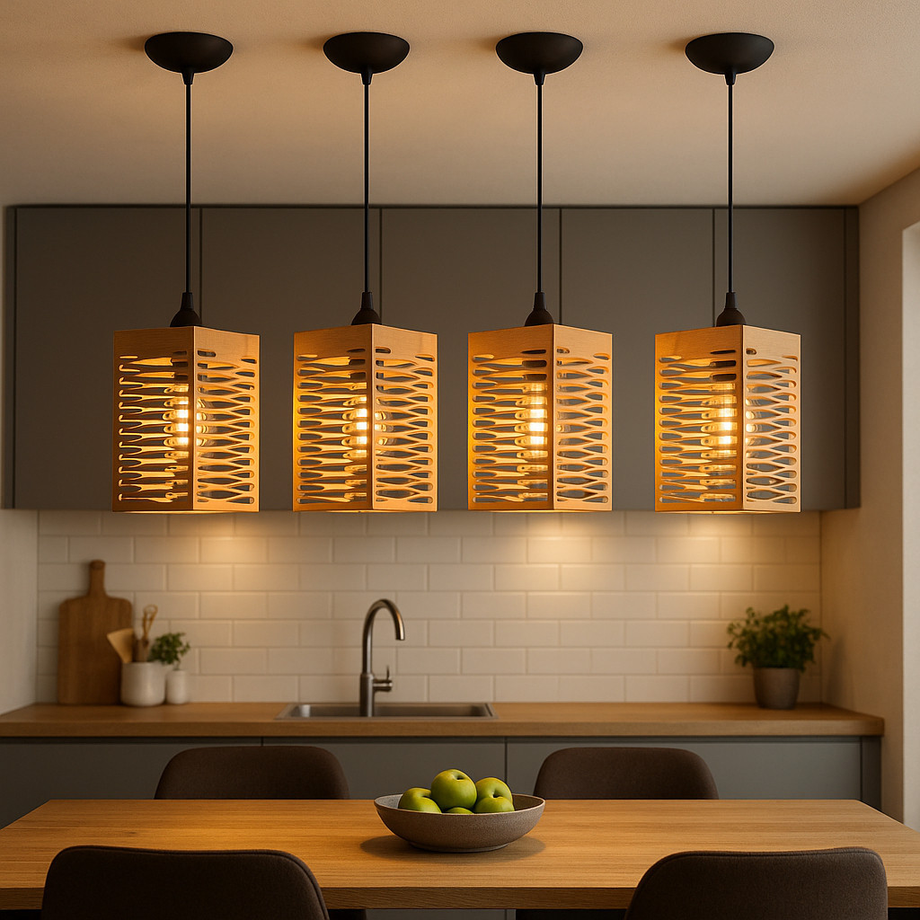 Kit 4 Luminárias Pendentes De Teto Estilo Moderno Área Gourmet em Oferta na Shopee