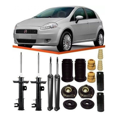 4 Amortecedor+ 4 Kit Suspensão Punto 2008 A 2016 em Oferta na Shopee