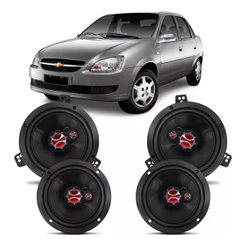 Kit Alto Falante Corsa Classic 1994 A 2013 240w Rms - Kf.051