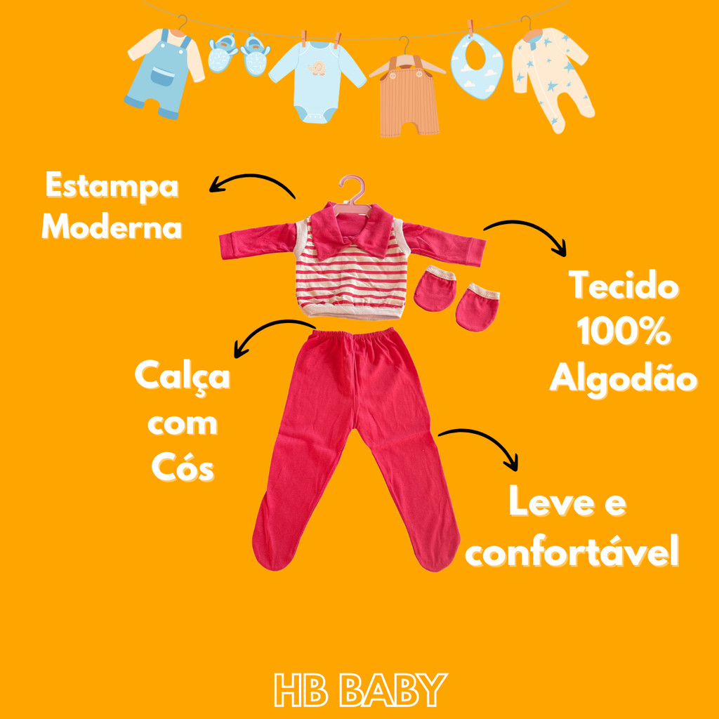 Lote 15 Peças Roupa Bebê Reborn Boneca 48cm Roupinha Menina — imagem 2 de 2